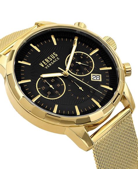 Versus Versace Men's Chronograph Quartz Eugene Gold